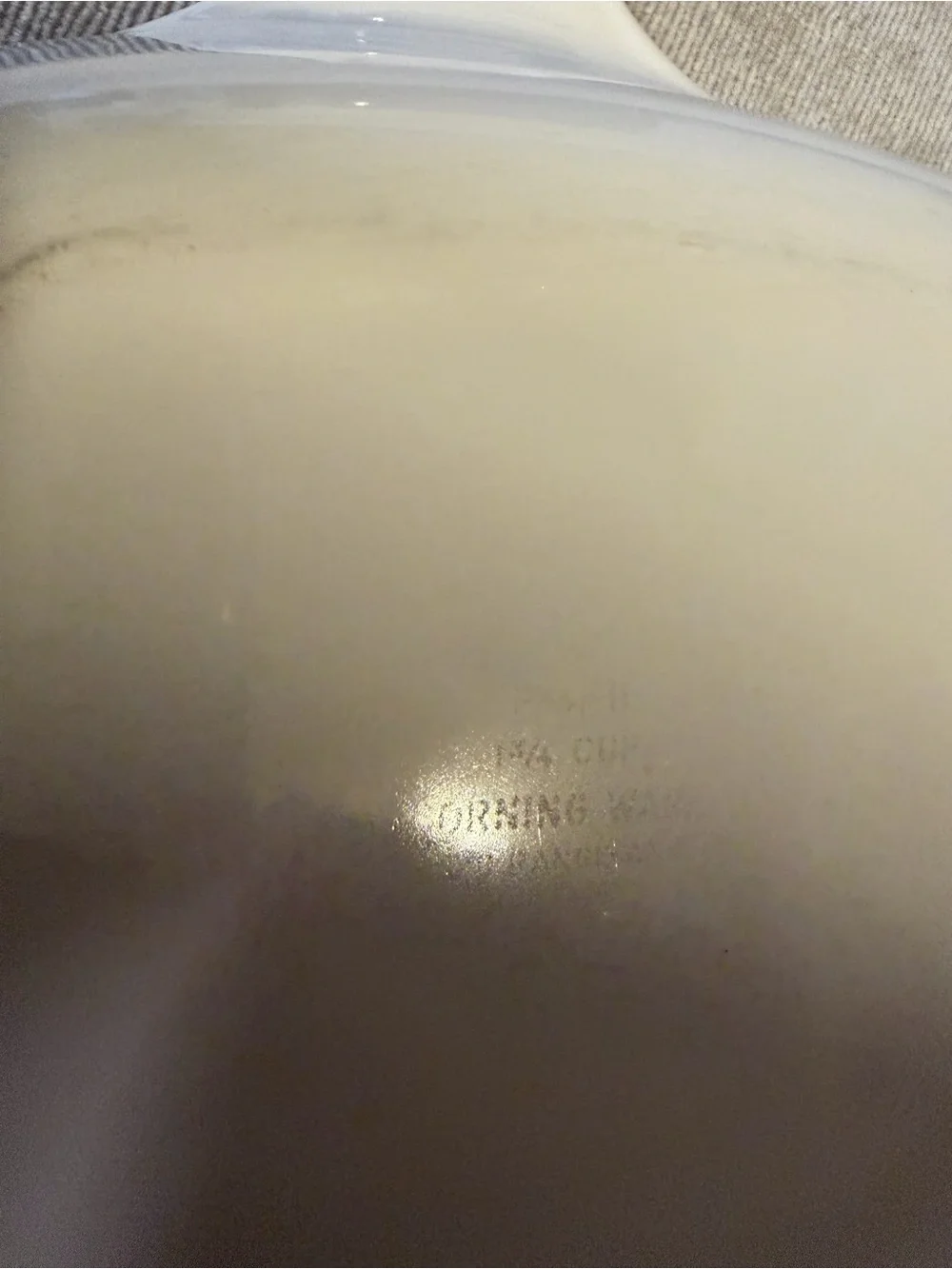 Corning Ware Mini White Serving Dish with Harvest Fruit & Veggie Motif